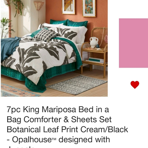 Opalhouse Other - ISO King Mariposa Bed in a Bag